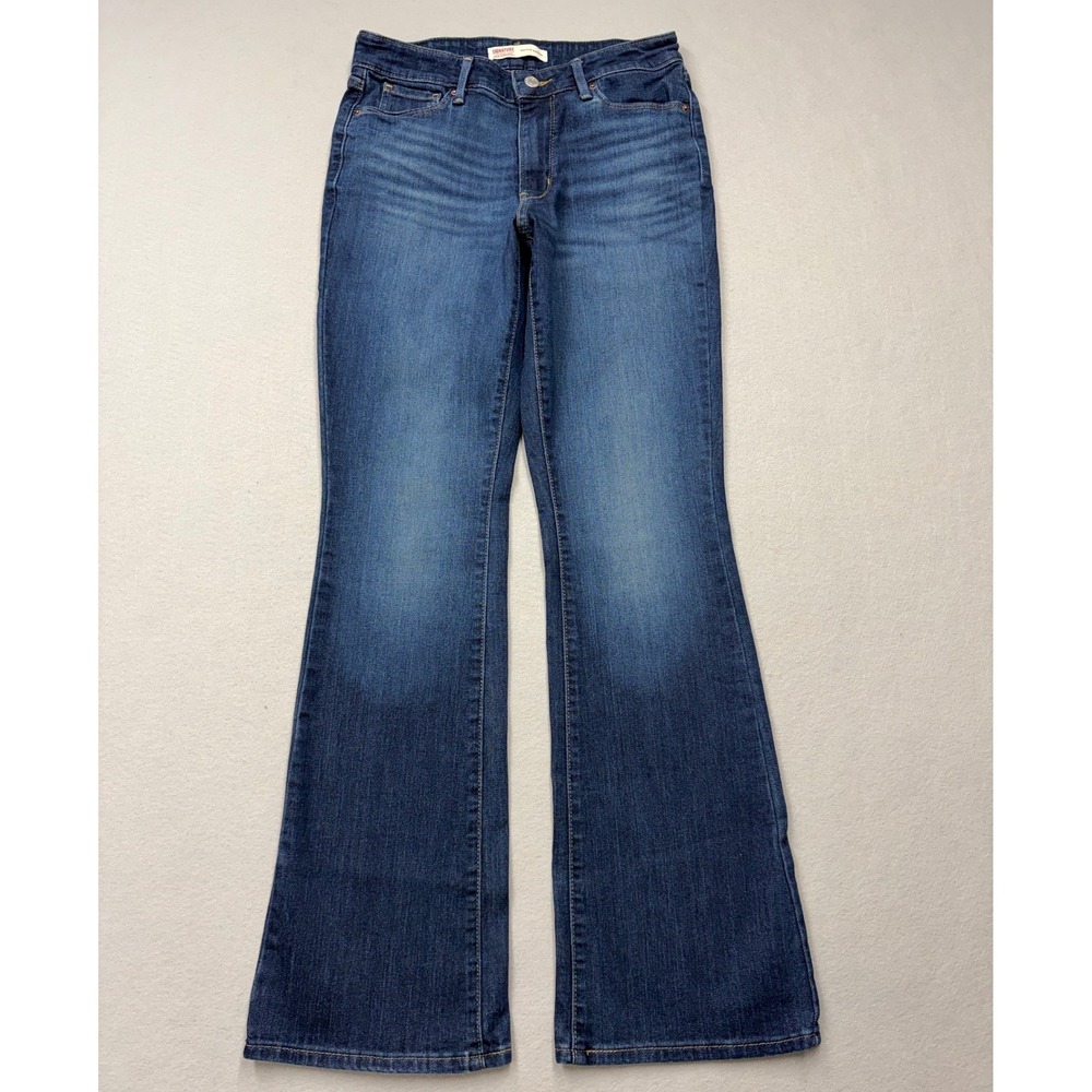 Signature by Levi Strauss Bootcut Jeans Women 2M W26 L32 Blue Mid-Rise Stretch
